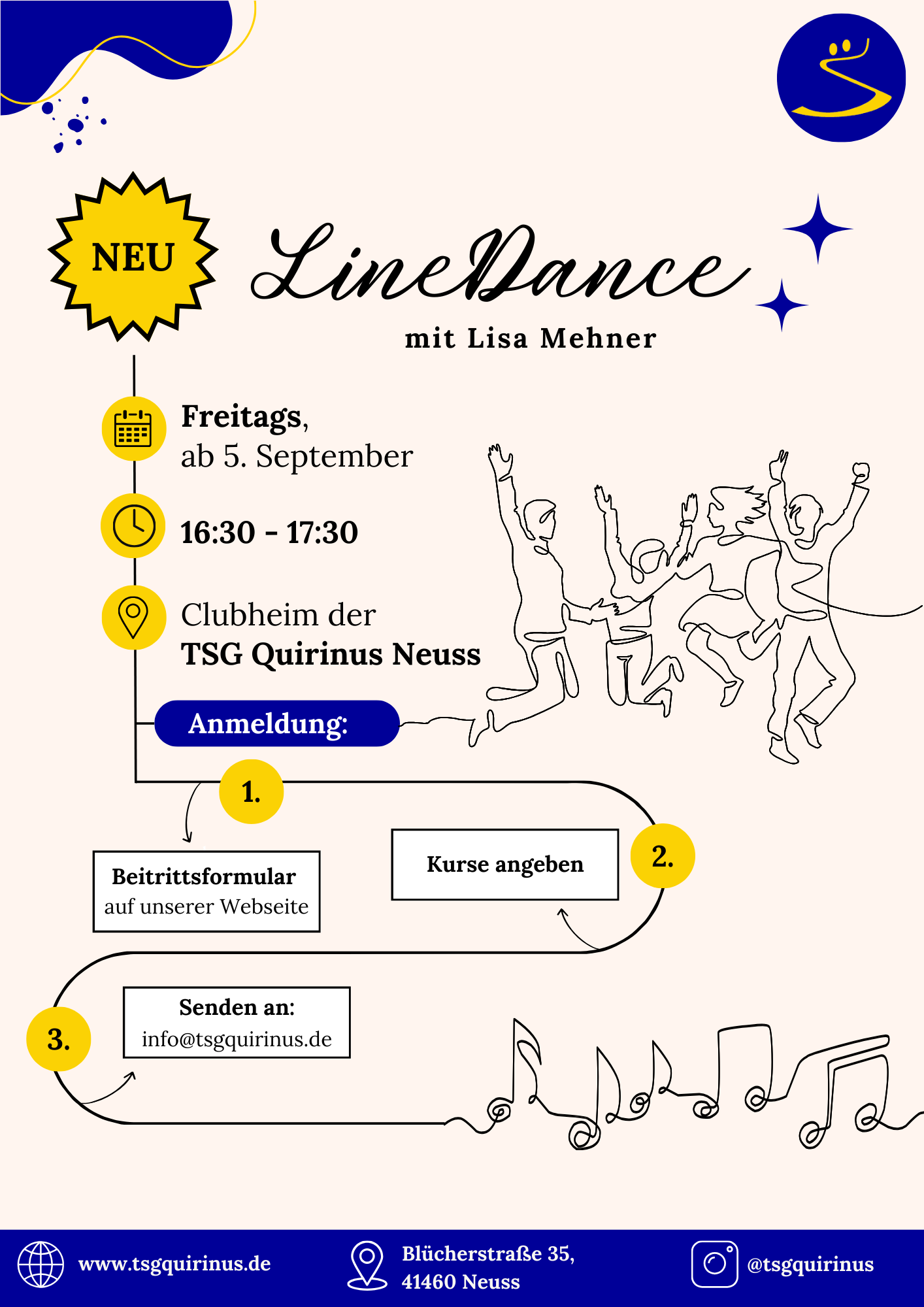 Neuer Line Dance Kurs