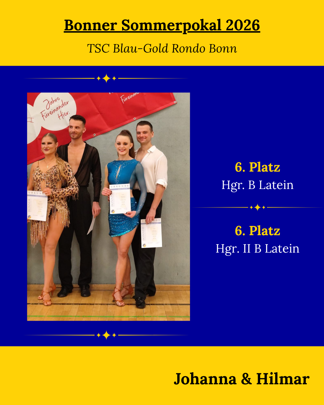 JoHi Bonner Sommerpokal 2026 Latein